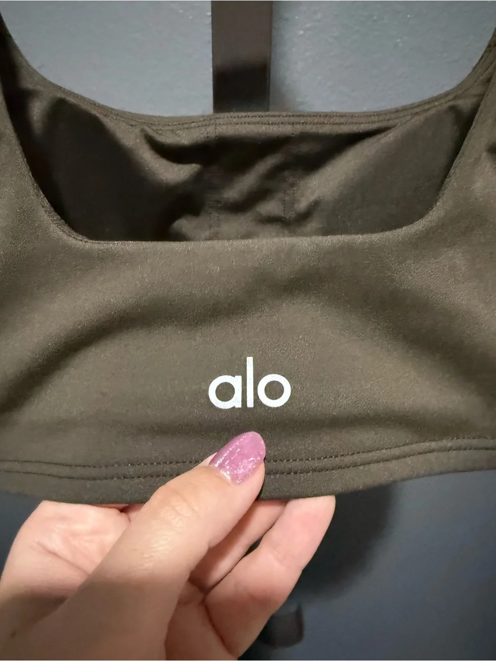 ALO Yoga Softsculpt Precision Bra - Espresso (NWT)